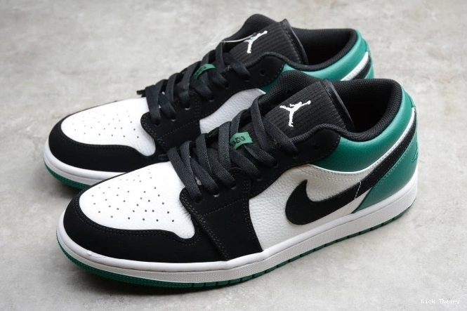 Kicktheory Green White Low 1 Black 553558-113 Mystic Air Jordan 0805